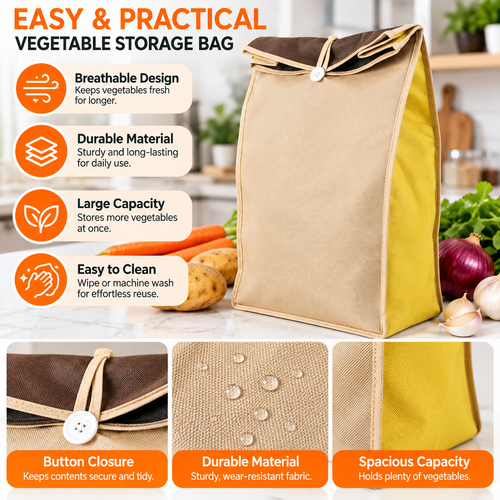 Fresh Vault Reusable Vegetable Storage Bags